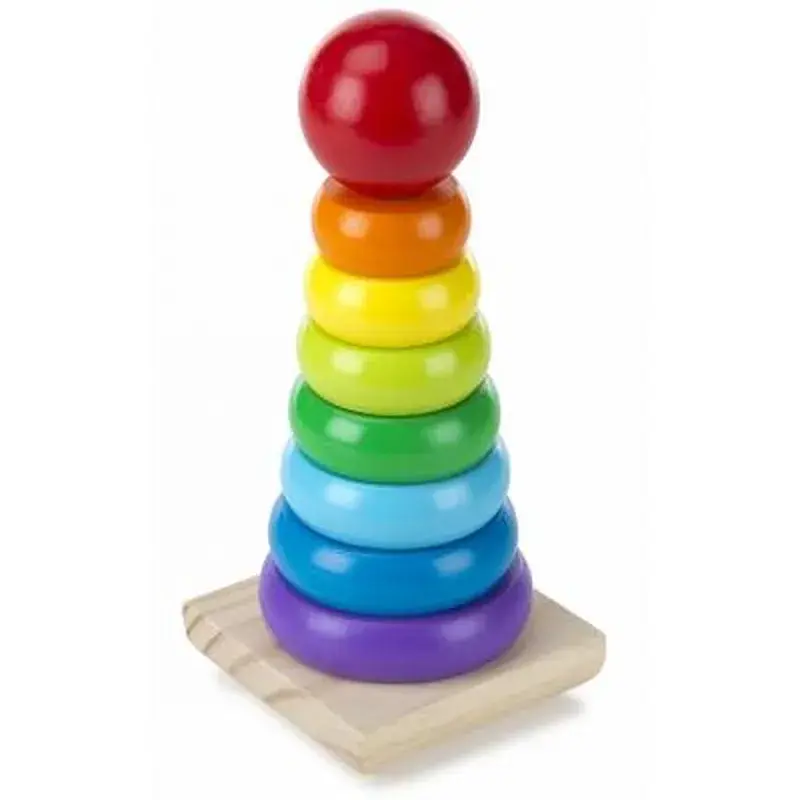 Розвиваюча іграшка Melissa&Doug Райдужна пірамідка (MD10576) - фото 2
