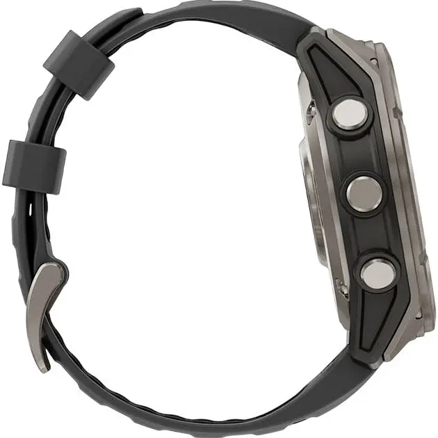 Смарт-годинник Garmin Fenix 8 Pro AMOLED Sapphire 51mm Carbon Gray DLC Titanium with Graphite/Black Silicone Band (010-03199-11) [145031] - фото 6