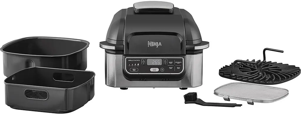 Мультипіч Ninja Foodi Health MultiGrill & Air Fryer чорна (AG301EU) - фото 4