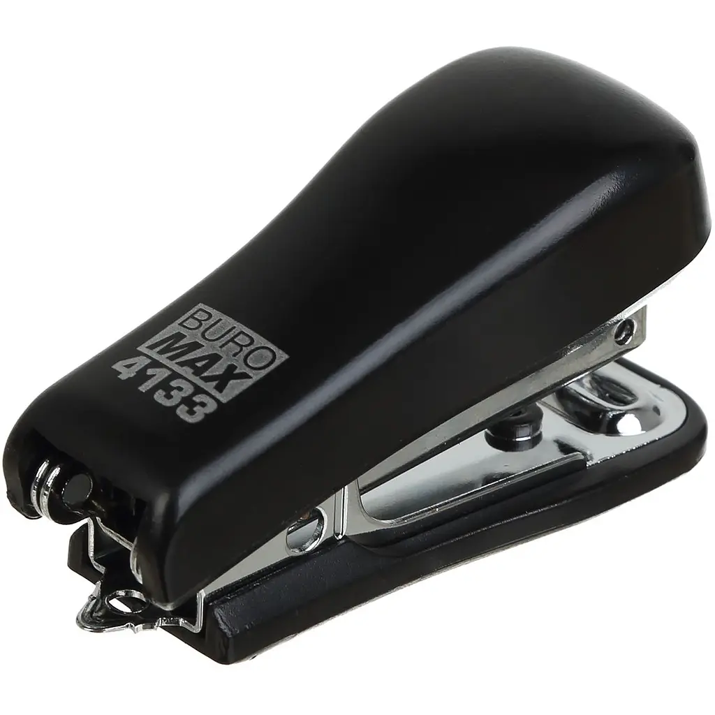 Степлер Buromax Міні пластиковий №10, 10 аркушів чорний (BM.4133-01) - фото 2