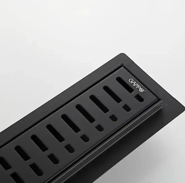 Душовий трап Gappo 70х600 мм, нержавіюча сталь, чорний G86007-36 - фото 4