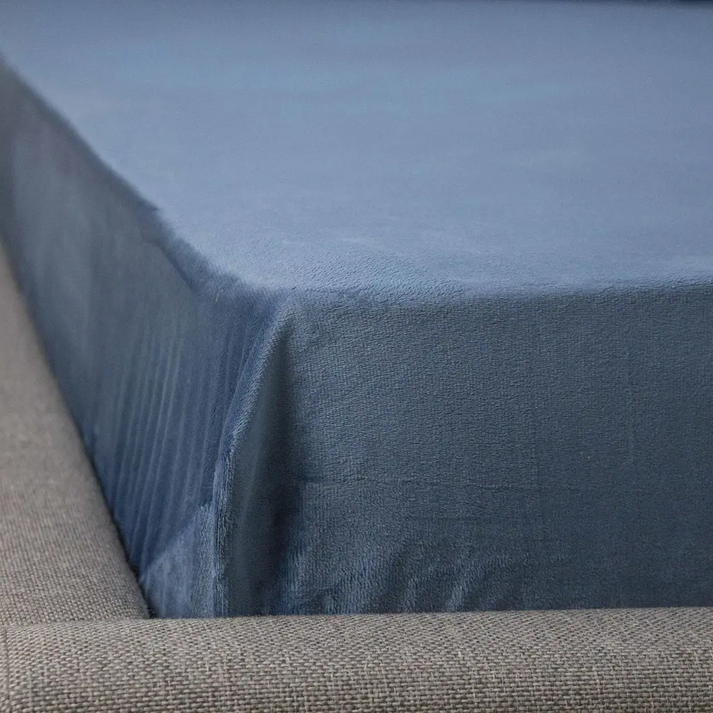 Простирадло ТЕП Velour на резинці 160x200 см темно-синій (2-04756_33919) - фото 7