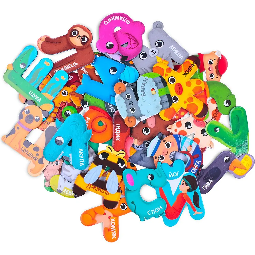 Гра розвиваюча магнітна Vladi Toys Диво-букви Абетка (VT5411-18) - фото 2