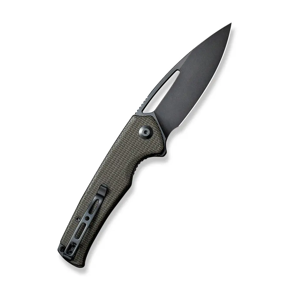 Ніж складаний туристичний Sencut Mims, (8.8 см) 9Cr18MoV/Micarta темно-зелений - фото 2