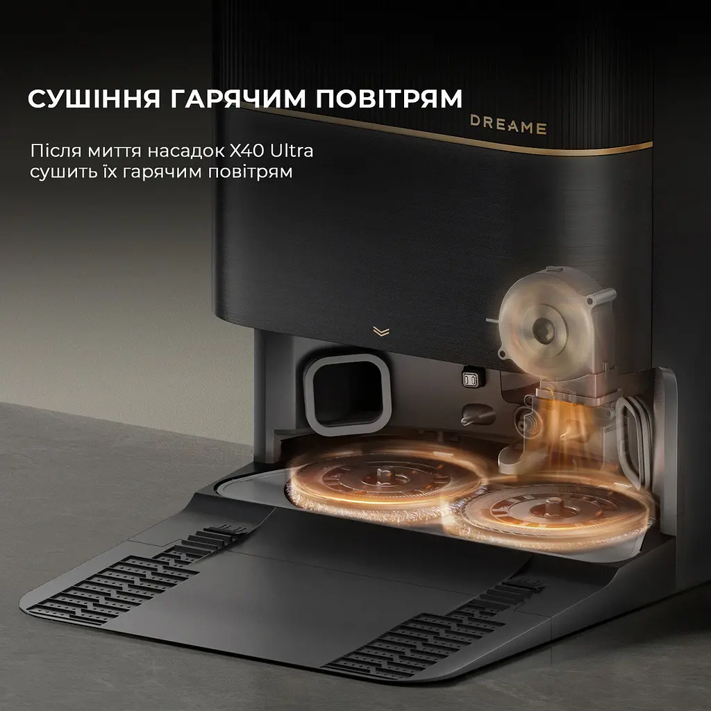 Робот-пылесос моющий Dreame Bot X40 Ultra Black - фото 8