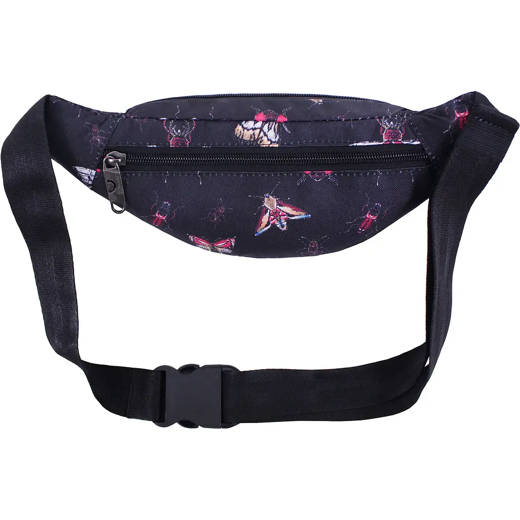 Сумка-бананка Bagland Bella 2 л сублимация 154 черная (00202664) - фото 3