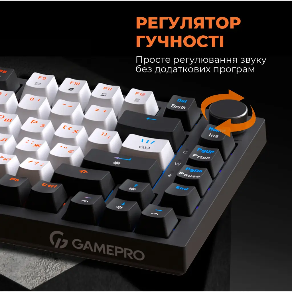 Клавиатура GamePro MK160B Red Switch Black [121462] - фото 11