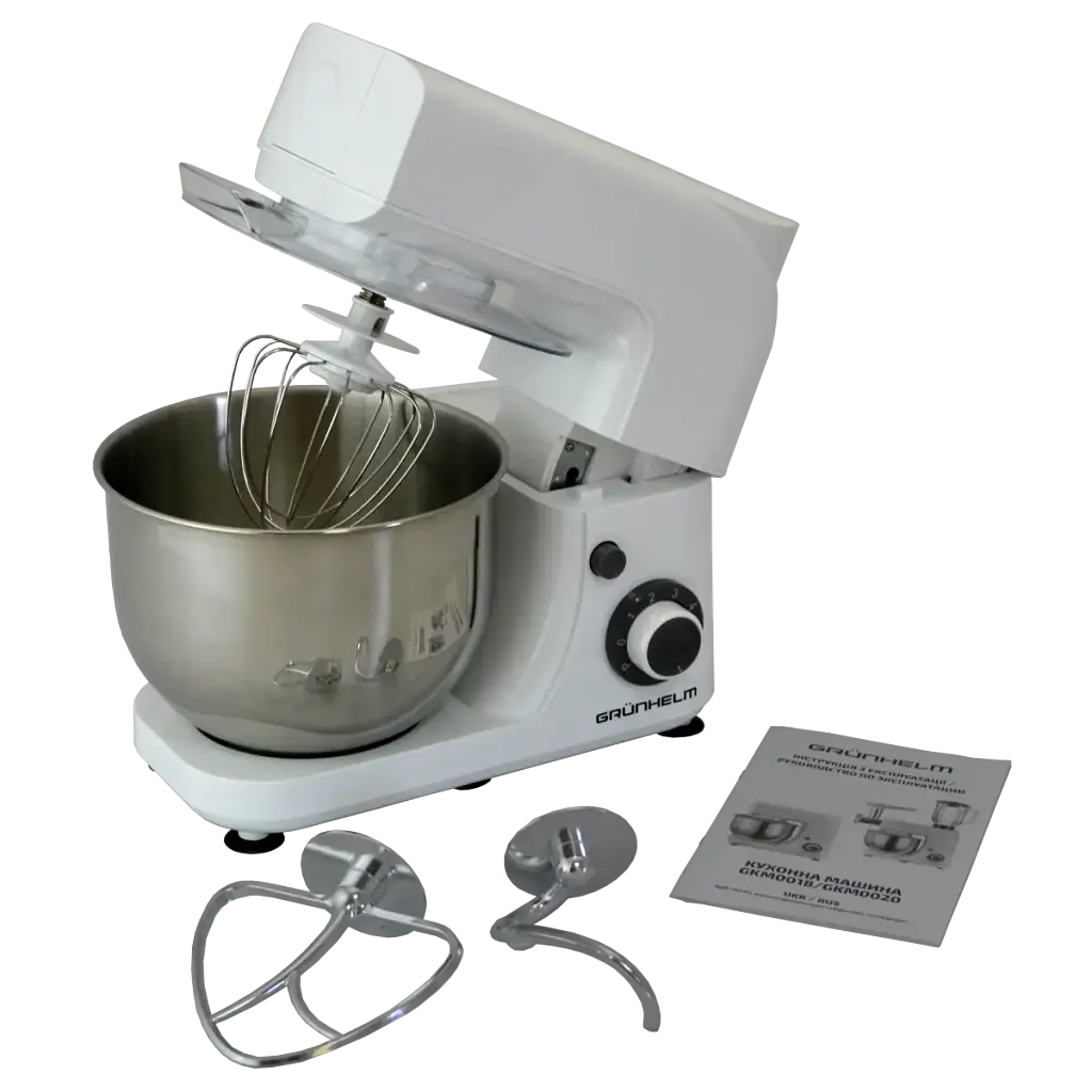 Кухонна машина Grunhelm GKM0018 1800 Вт 6 швидкостей (95333) - фото 4