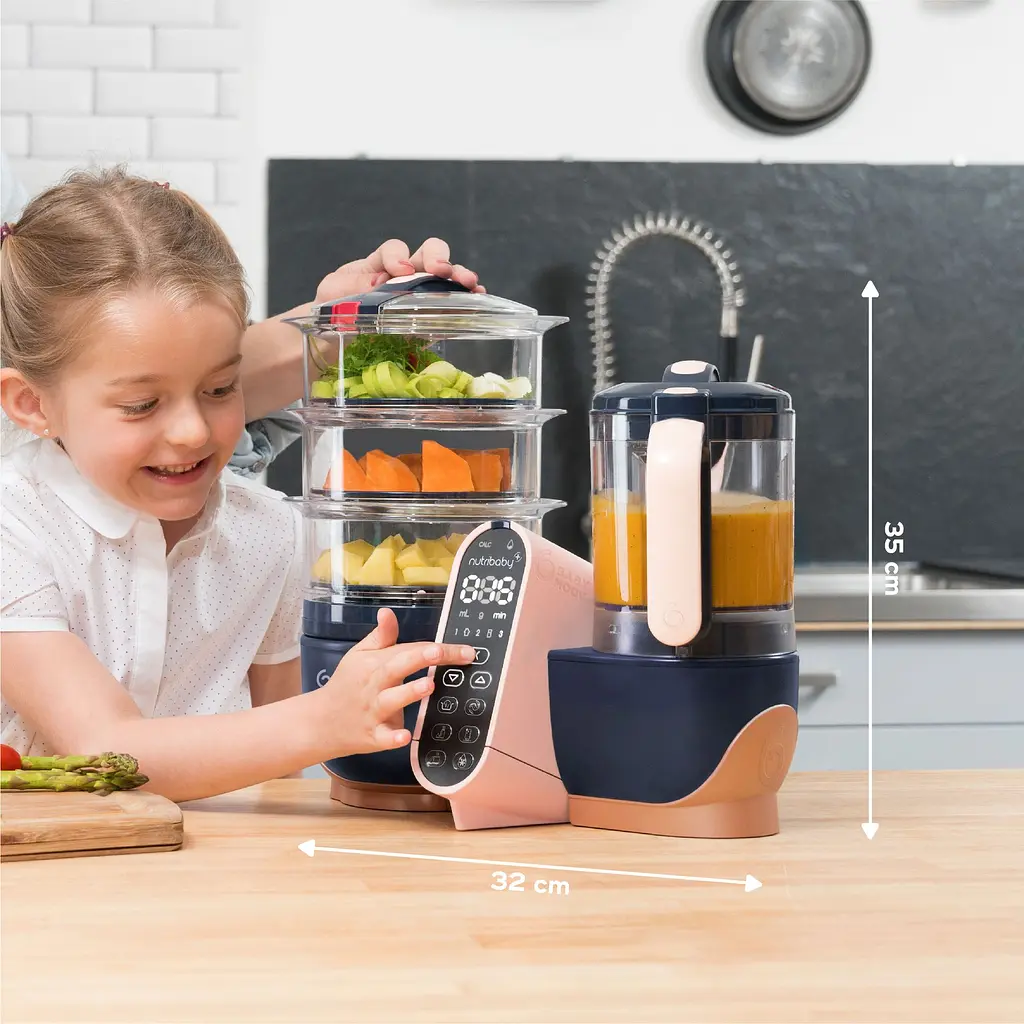 Пароварка-блендер Babymoov Nutribaby XL синий (A001127) - фото 11