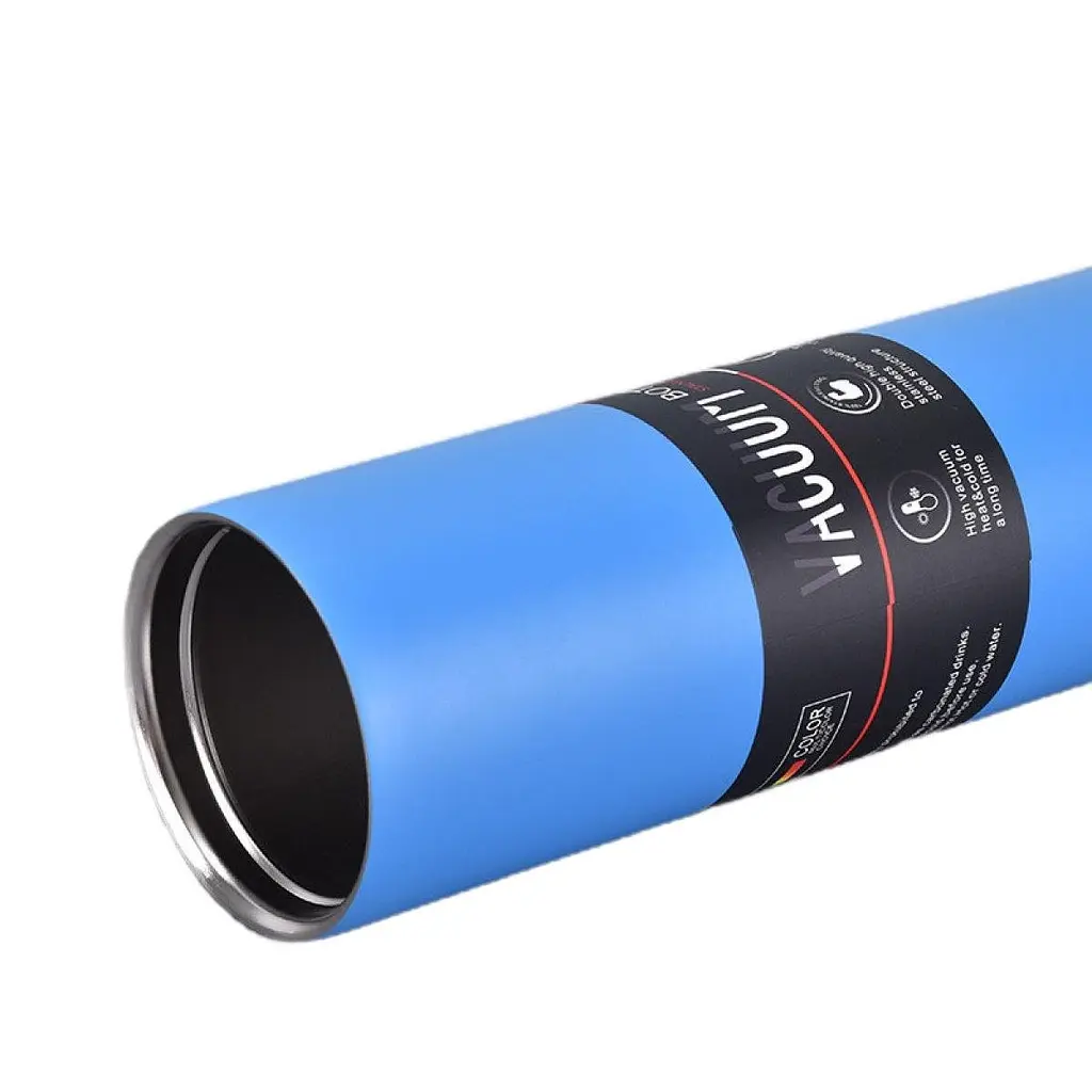 Термос Bottle Sport 500 мл с ручкой, синий Yiwu HPGM5009BL - фото 5