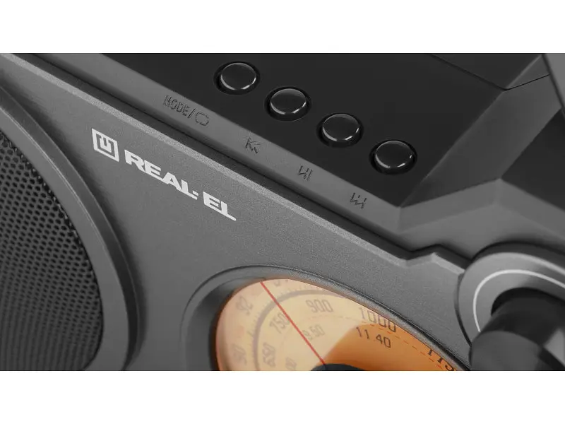 Радіоприймач REAL-EL X-703 Black (EL121800002) - фото 8