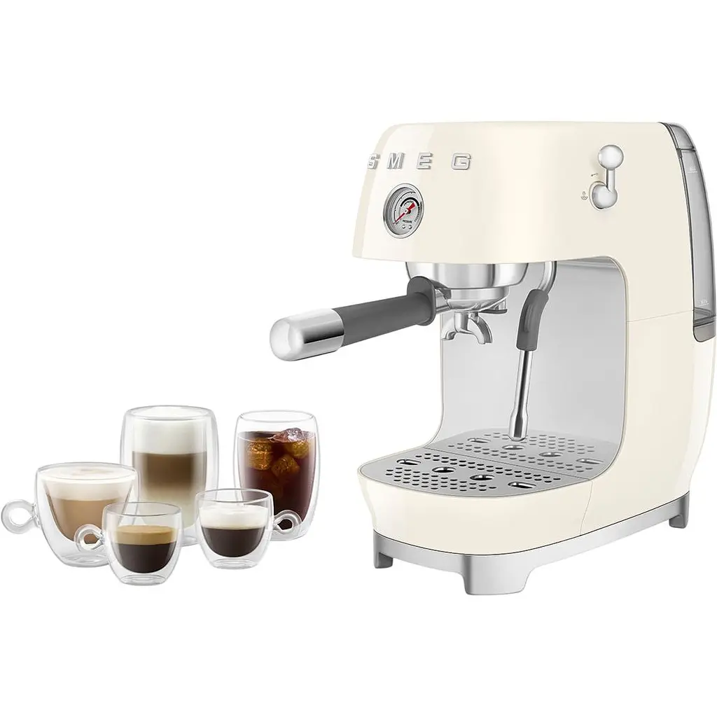 Кавоварка ріжкова Smeg ECF03CREU Cream [169557] - фото 8