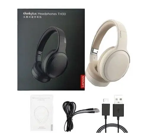 Bluetooth-навушники Lenovo TH30 black - фото 4