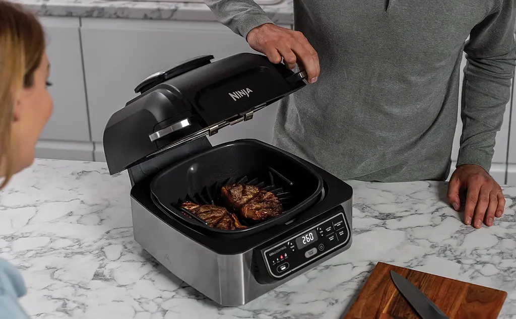 Мультипіч Ninja Foodi Health MultiGrill & Air Fryer чорна (AG301EU) - фото 9