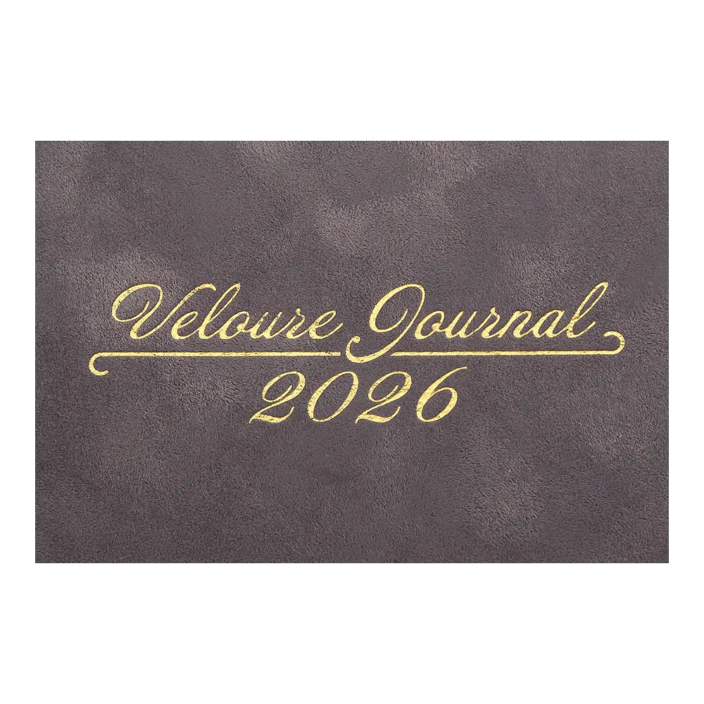 Еженедельник датированный Buromax Velour 2026 A5 искусственная кожа серый (BM.2710-09) - фото 4