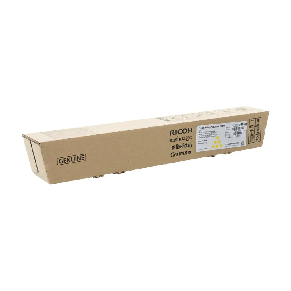 Тонер-картридж Ricoh IM C6000 yellow (842284) - фото 2