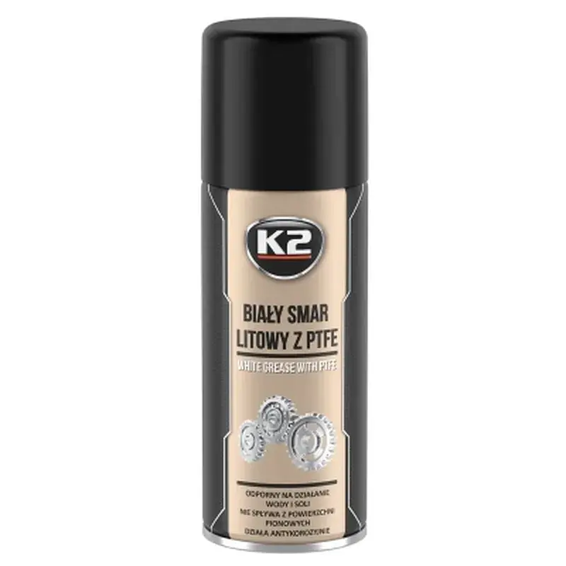 Мастило автомобільне K2 PRO White PTFE 400 мл (W121)