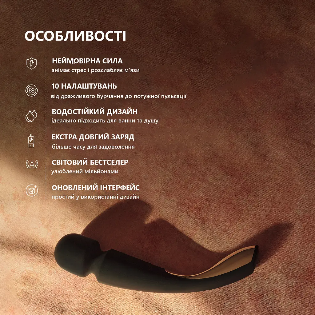 Вібратор Lelo Smart Wand 2 Medium -мікрофон - фото 3