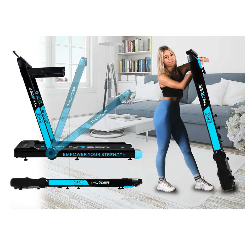 Беговая дорожка THUNDER Race Black - фото 2