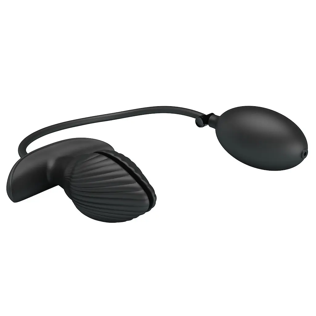 Анальна пробка Pretty Love Manson 9.6 см (чорний) - фото 4