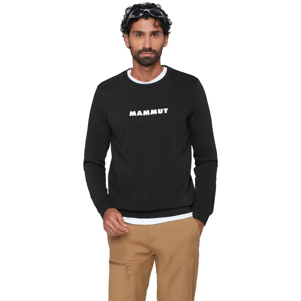 Світшот Mammut Core ML Crew Neck Logo M XL black - фото 2