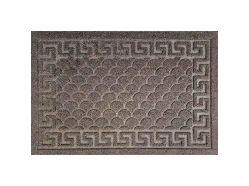 Килимок 45×75см з тисненням №2 Velour Dark brown BONA DOMUS (арт. 1251362)