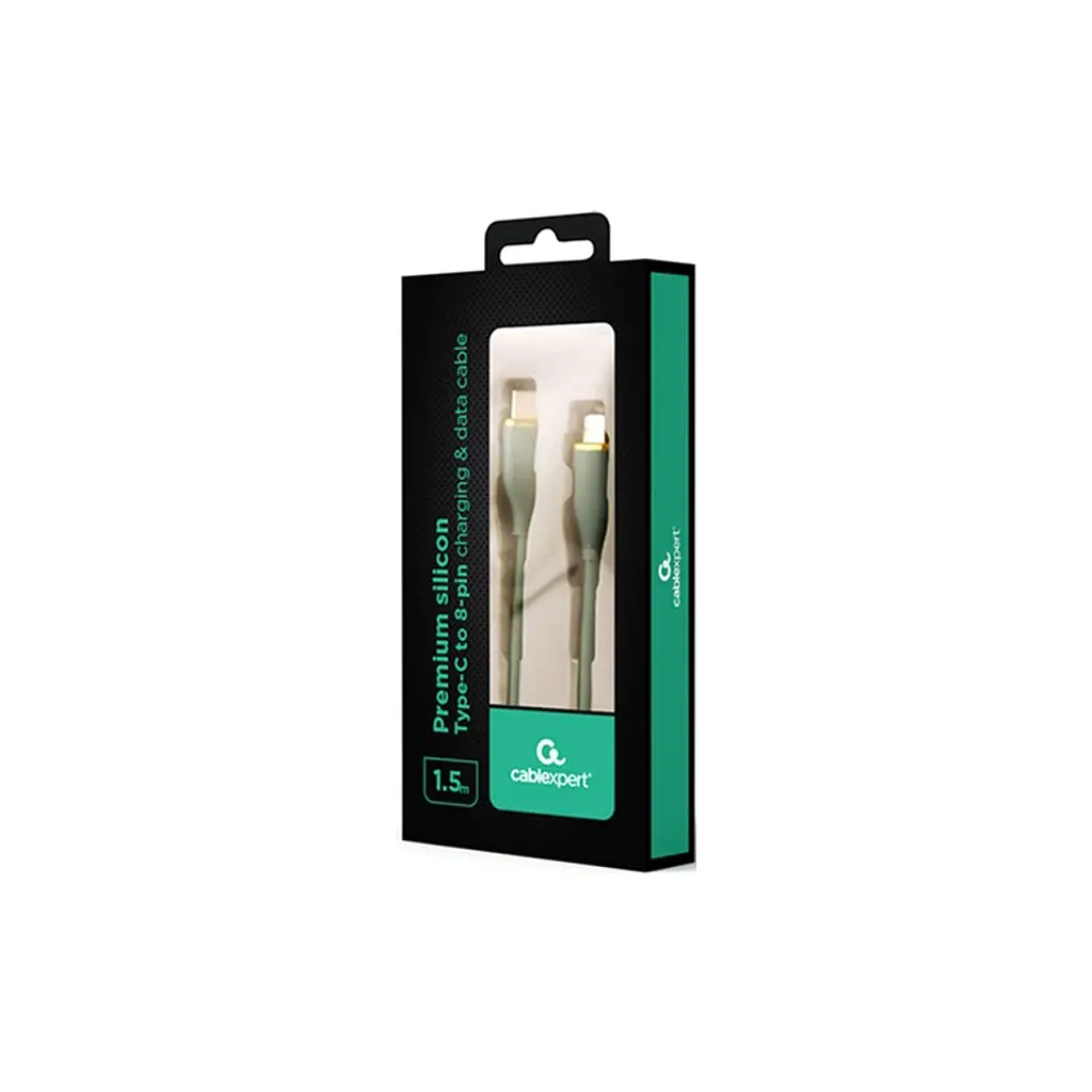Дата кабель USB 2.0 AM to Lightning 1.5m 2.25A Cablexpert (CC-USB2S-CM8PM-1.5M-G) - фото 2