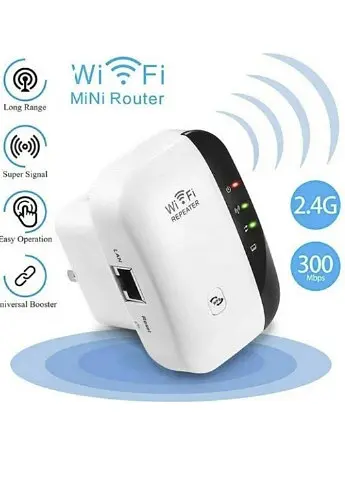 Бездротовий Wi-Fi репітер 300 Мбіт/с підсилювач сигналу та розширювач зони покриття мережі (повторювач) - фото 4