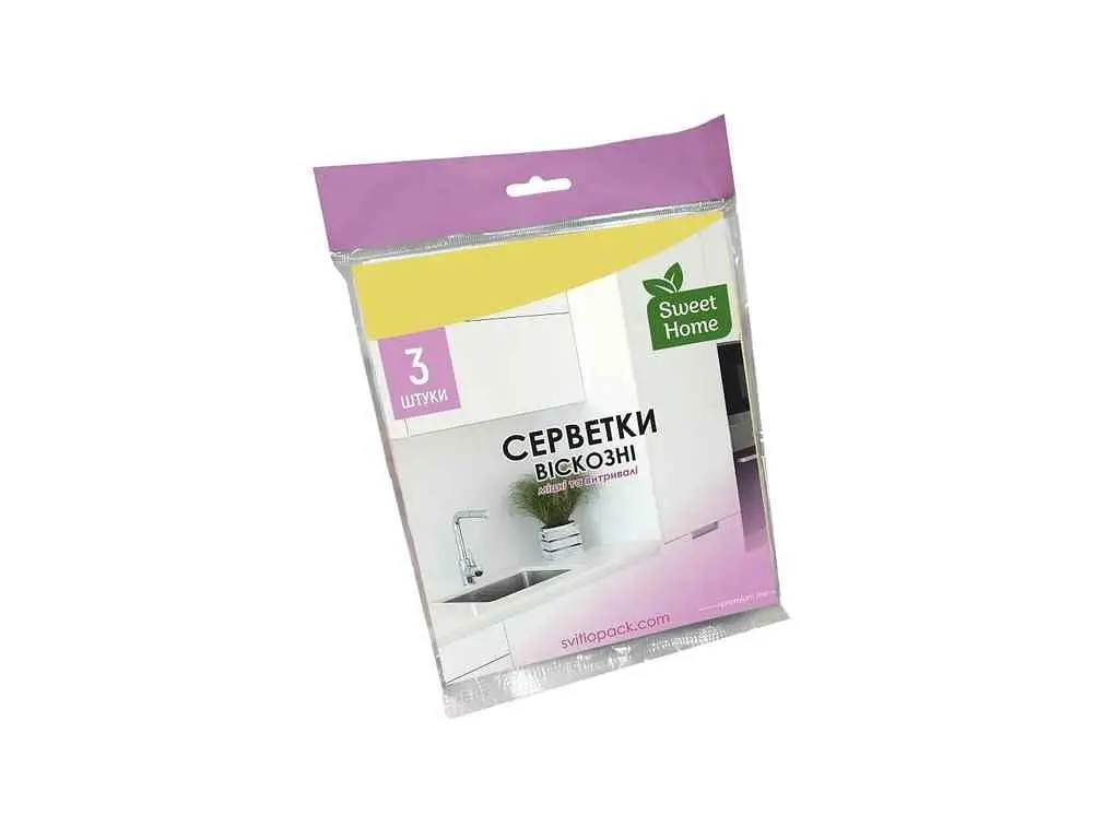 Серветка для прибирання SWEET HOME 3шт