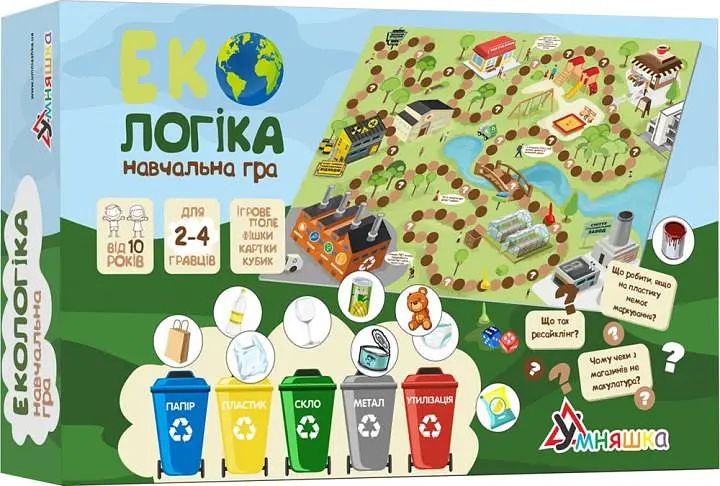 Гра настільна Умняшка Екологіка (SR-113-N-290)