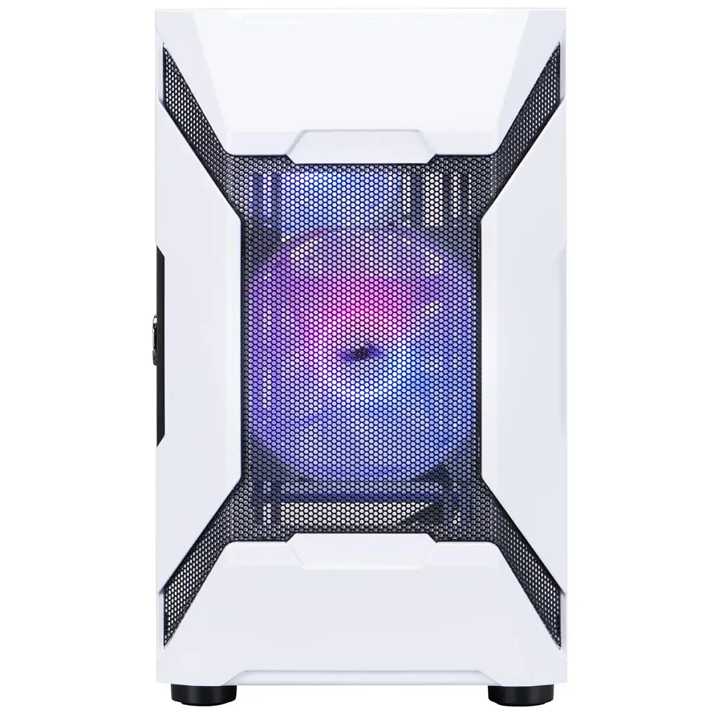 Корпус 1stPlayer D3-A-WH-1F7-14-W-1F7-W White без БЖ - фото 10