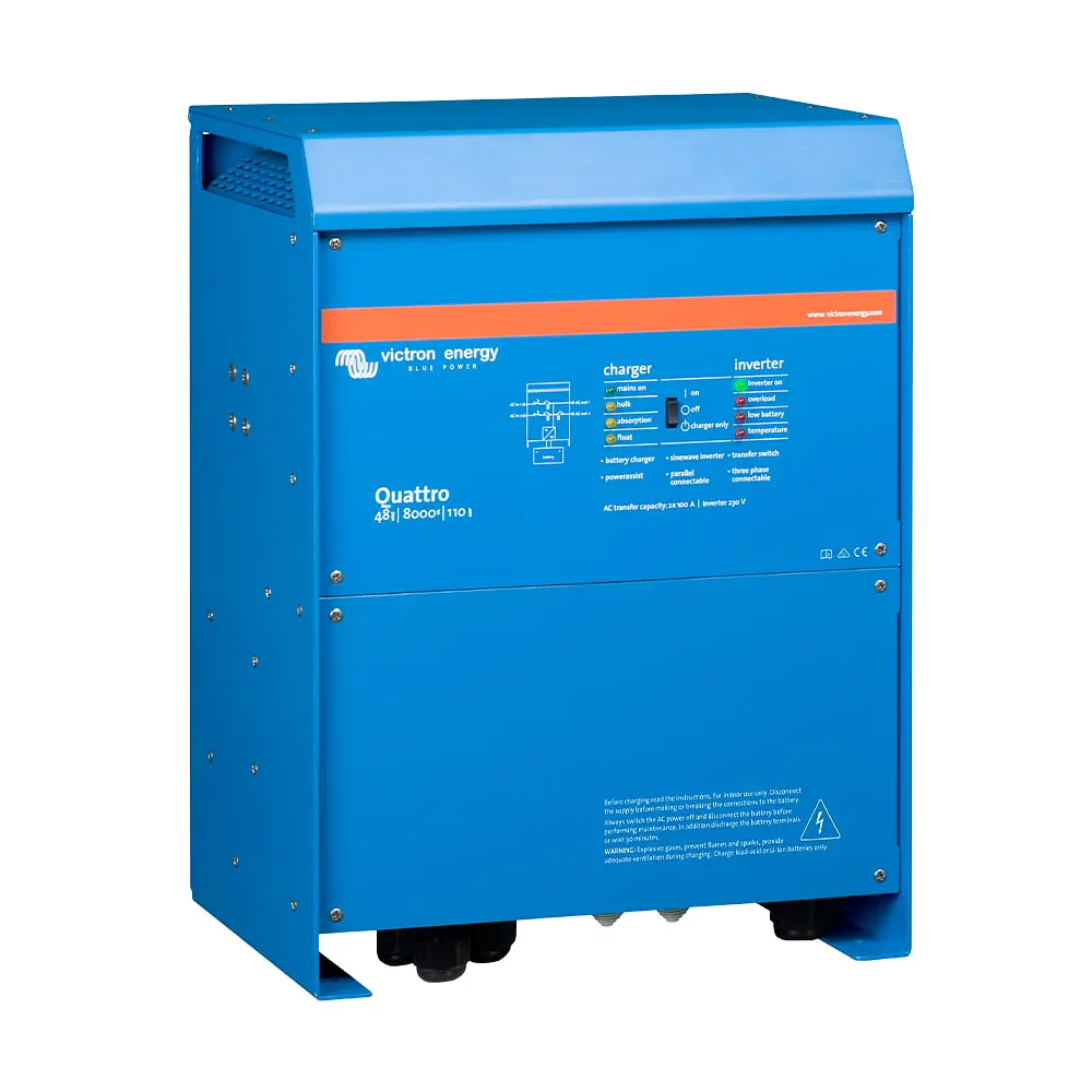 Інвертор 8kVA/6.4kW Victron Energy Quattro 48/8000/110-100/100 (99-00016522) - фото 3