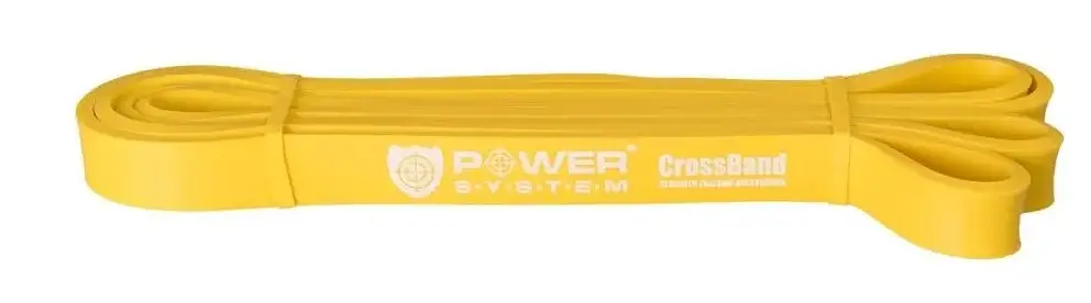 Резинка для фитнеса и кроссфита Power System PS-4051 CrossFit Level 1 Yellow (сопротивление 4-25 кг) (PS-4051_Yellow) - фото 3