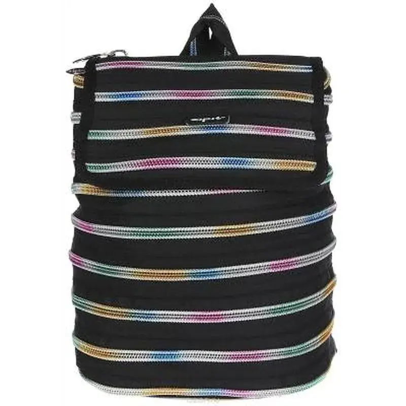 Рюкзак шкільний Zipit Zipper Black Rainbow Teeth (ZBPL-10) - фото 3