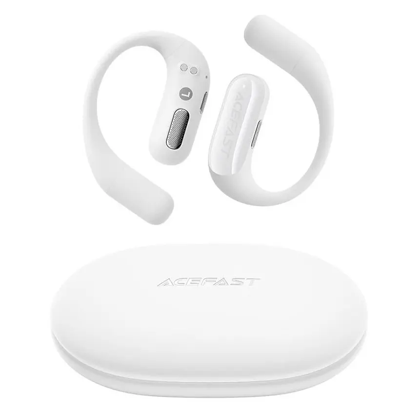 Бездротові навушники TWS ACEFAST FA002 ACEFIT Air wireless earbuds, ENC, IP54, Білий