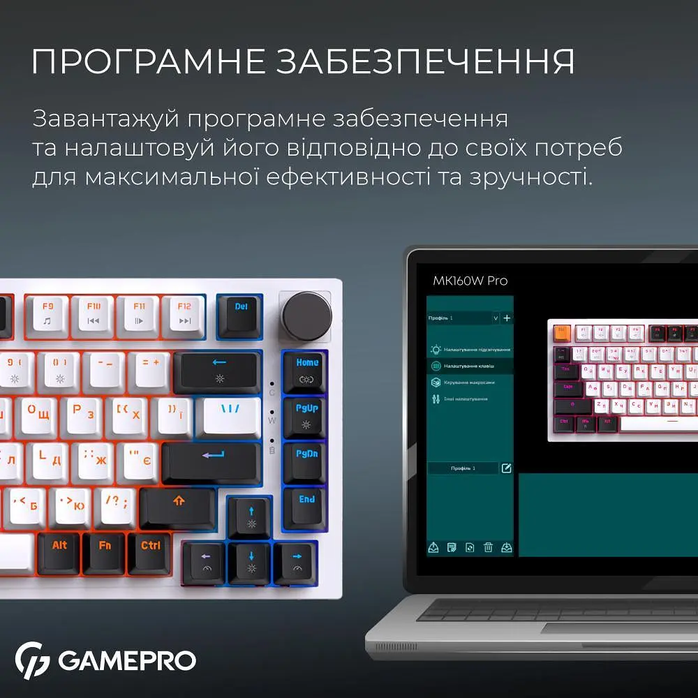 Клавіатура GamePro Asgard Valhalla MK160W Pro White - фото 8