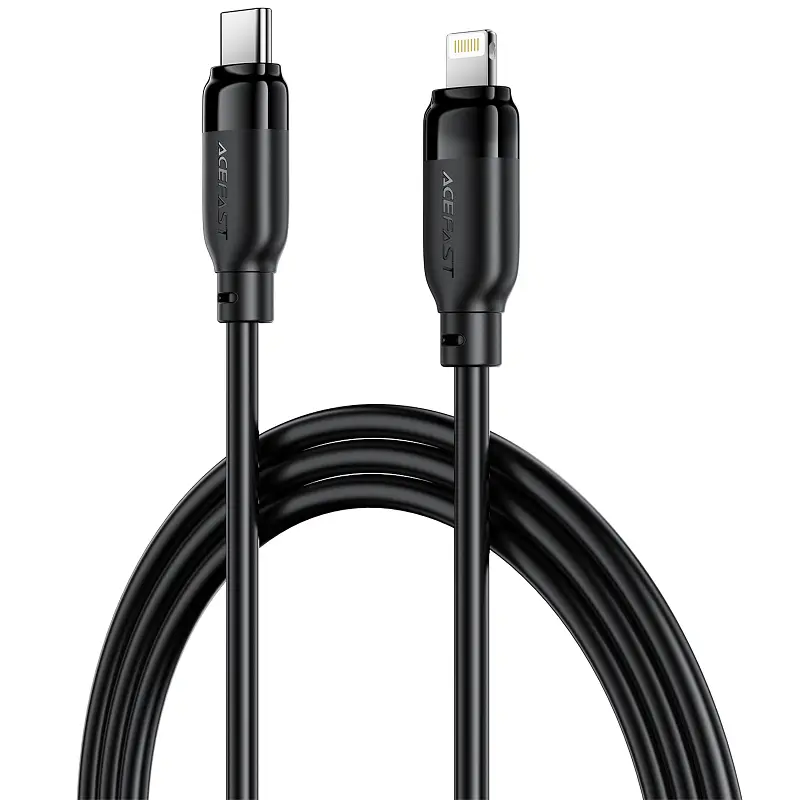 Дата кабель Acefast C16-05 Type-C to Lightning 30W (2m) Black - фото 2