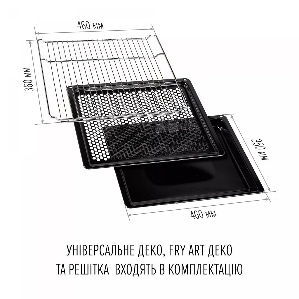 Духова шафа електрична Perfelli Perla 6D10I Nero - фото 16