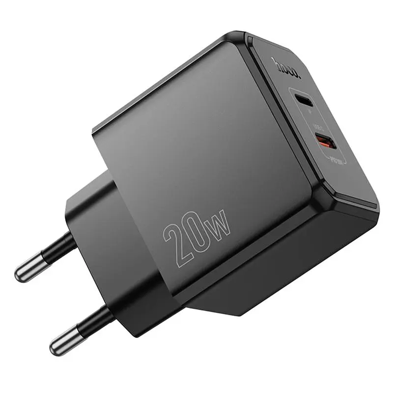 МЗП Hoco CS16A Wish PD20W (1USB-C/1L) Black - фото 5
