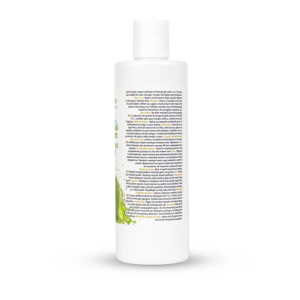 Лубрикант Boys Of Toys MyLove Aroma Series IntimMassage Green Apple 2в1 та масажний гель, 300 мл - фото 5