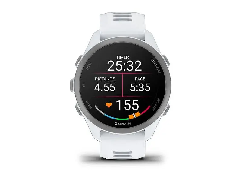 Смарт-годинник Garmin Forerunner 170 Whitestone with Whitestone/Cloud Blue Band (010-03920-01) - фото 6