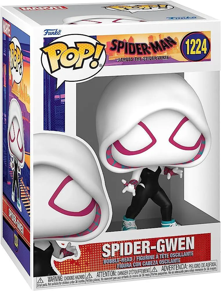 Фігурка Funko Pop Фанко Поп Across The Spider-Gwen Павутина вселенної людини Спайдер-Гвен 10 см SM ASV 1224 - фото 3