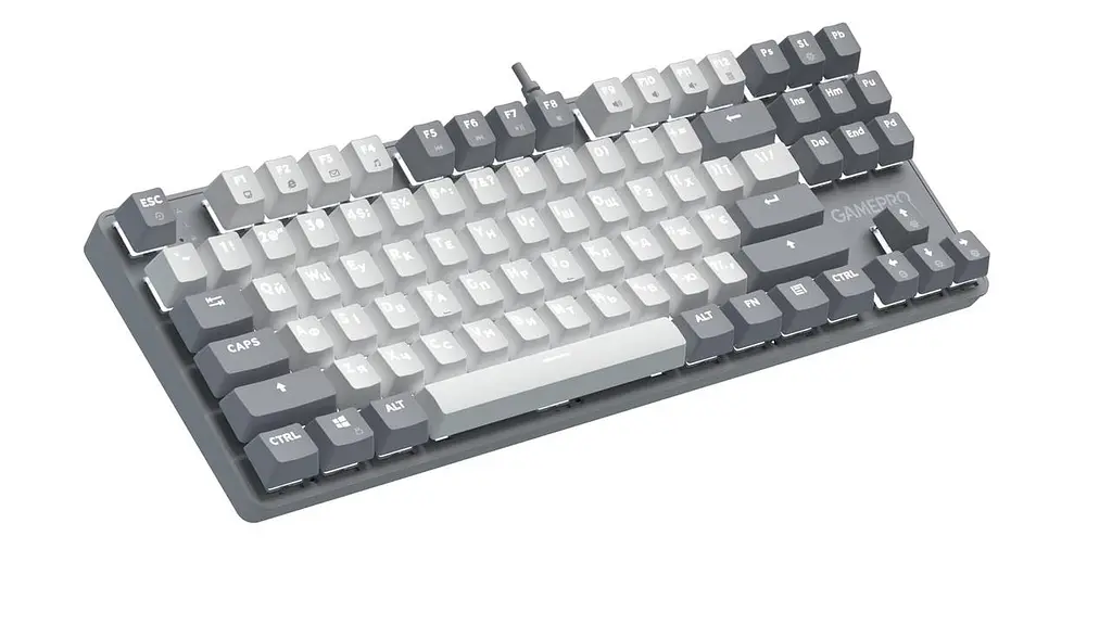 Клавіатура GamePro Genesis Metallic MK110G Outemu Червоний Swithes USB Сірий - фото 3