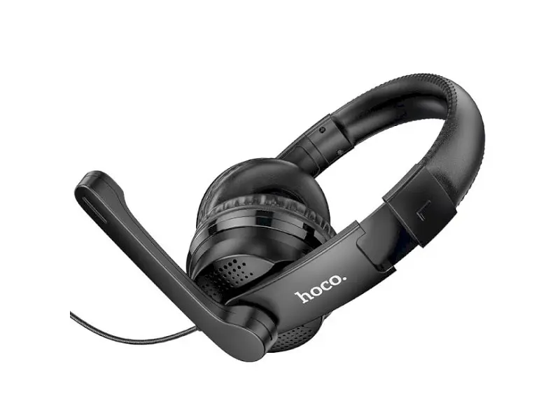 Навушники з мікрофоном Hoco W103 Magic Black (6931474741615) - фото 4