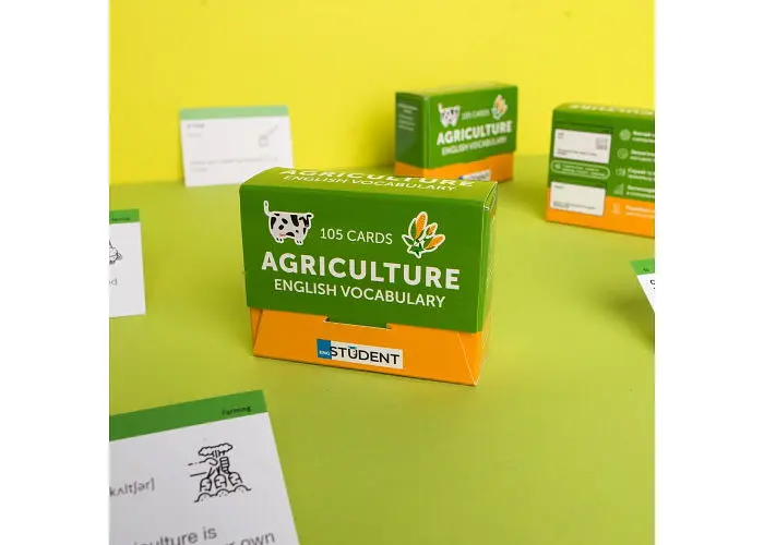 Настольная игра English Student Карточки для изучения английского языка English Student Agriculture English Vocabulary (укр.) (591225964) - фото 5