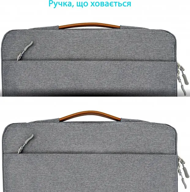 Чохол для ноутбука Grand-X SLX-15G 15" Grey - фото 4