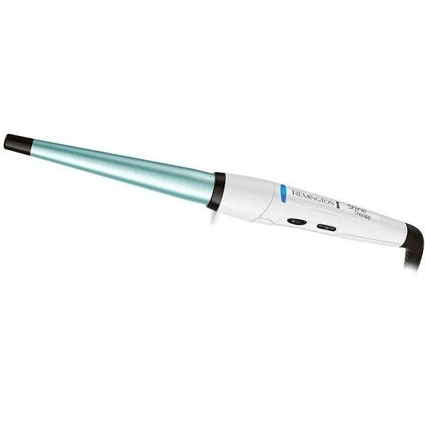 Плойка Remington Shine Therapy, конусна, >300Вт, темп.режимів-8, 140-210С, кераміка, білий - фото 2
