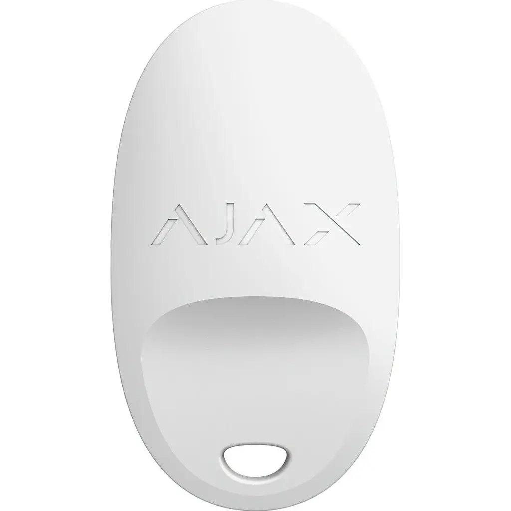 Брелок для керування охоронною системою Ajax SpaceControl White (000001157) [102220] - фото 4
