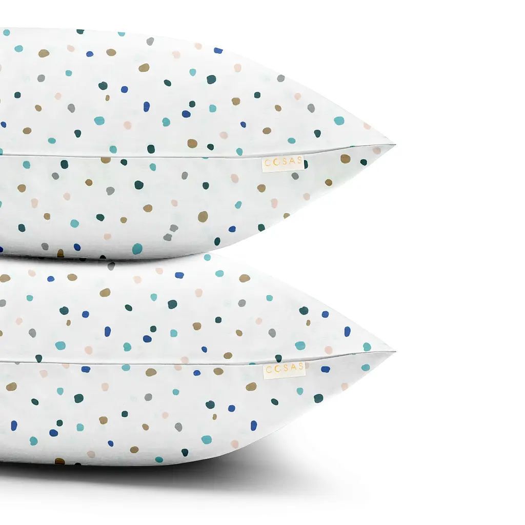 Набір наволочок Cosas Color blots CS1 40х60 см бежевий (SetPillow_ColorBlotsV2_40x60) - фото 2