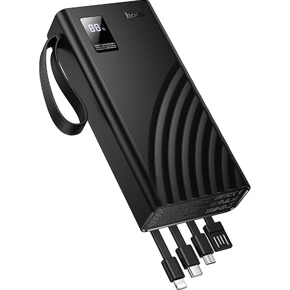 Зовнішній акумулятор Hoco J155 Shine 20000mAh 22.5W Black [142577] - фото 3